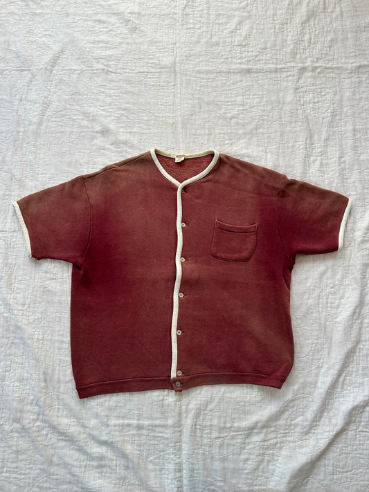 1950's Sun Faded Sweat Cardigan