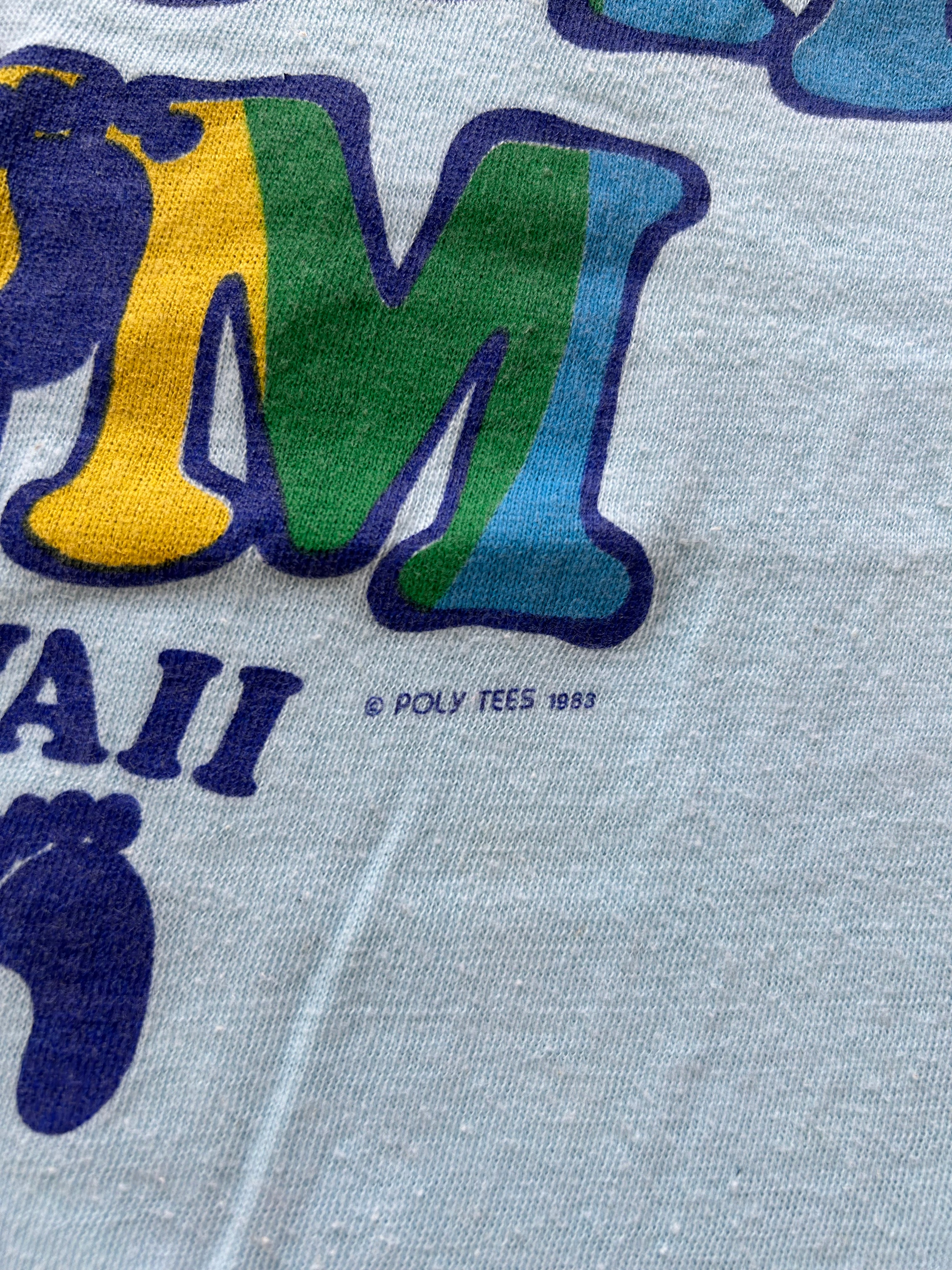 1980's hawaii製 T-shirts "ｃ1983"
