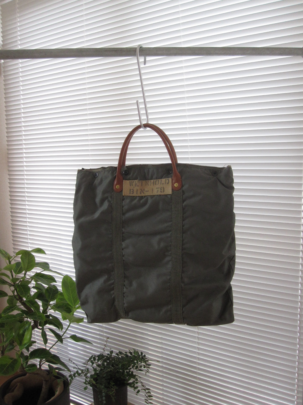 1950's USAF Helmet Bag Custom Leather Handles
