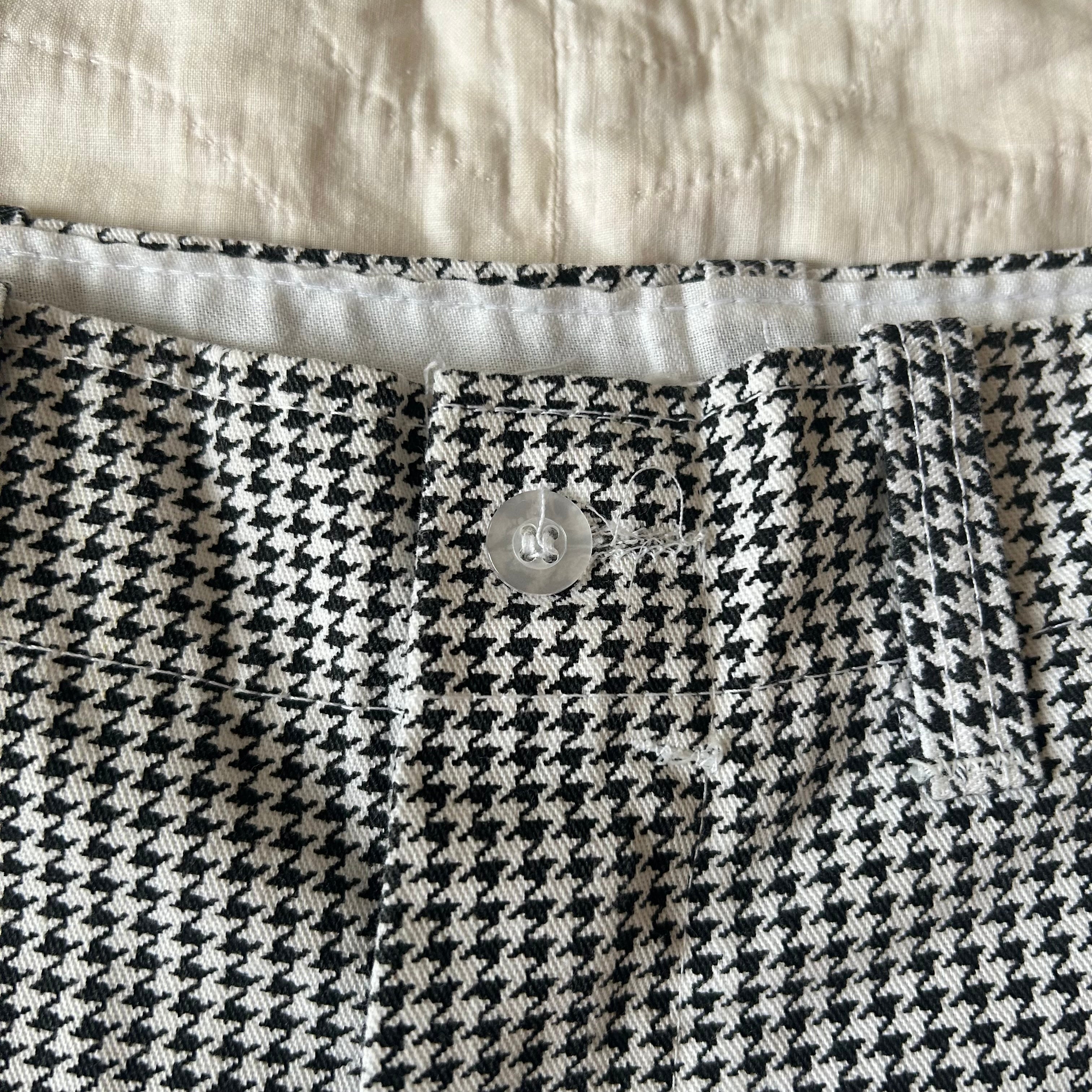 1970's houndstooth trousers