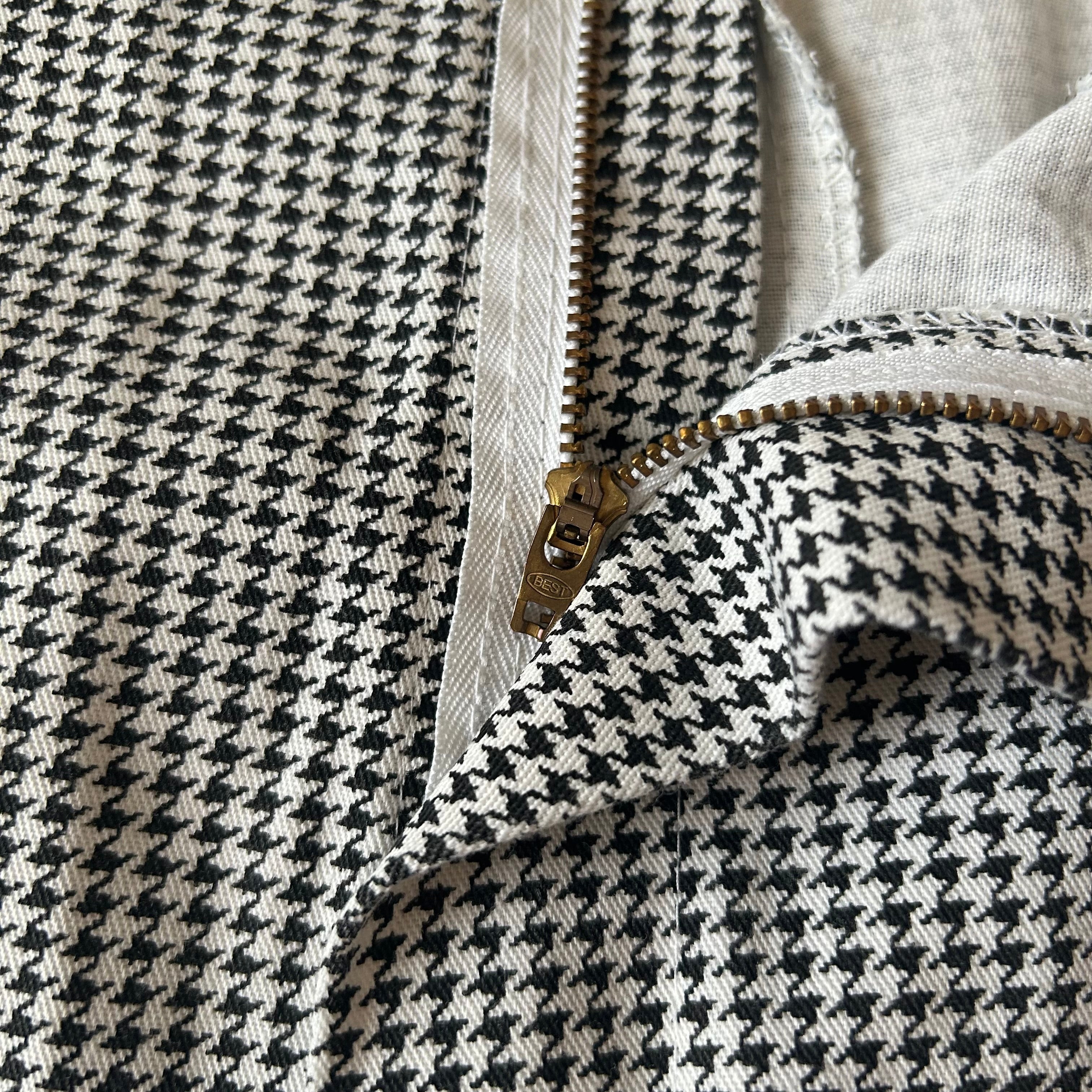 1970's houndstooth trousers