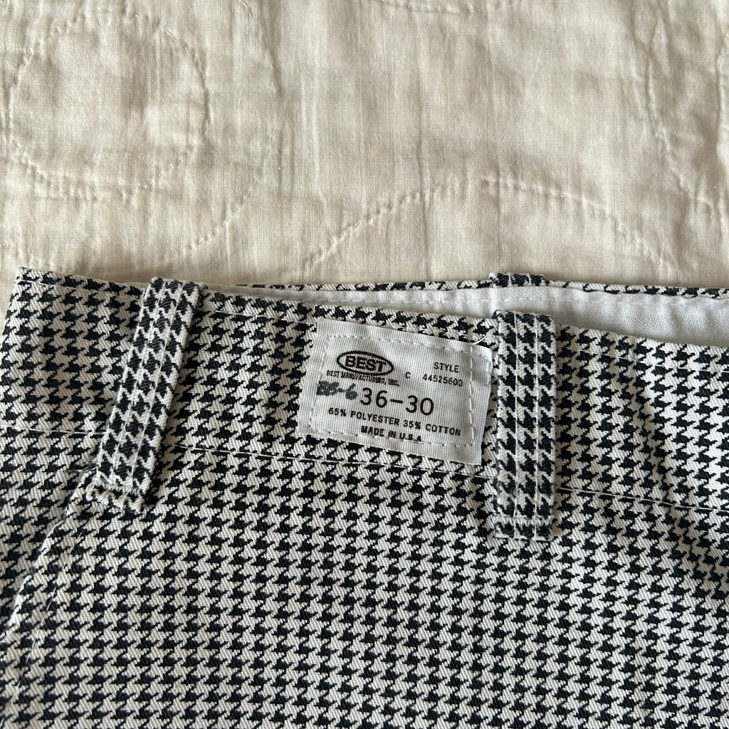 1970's houndstooth trousers