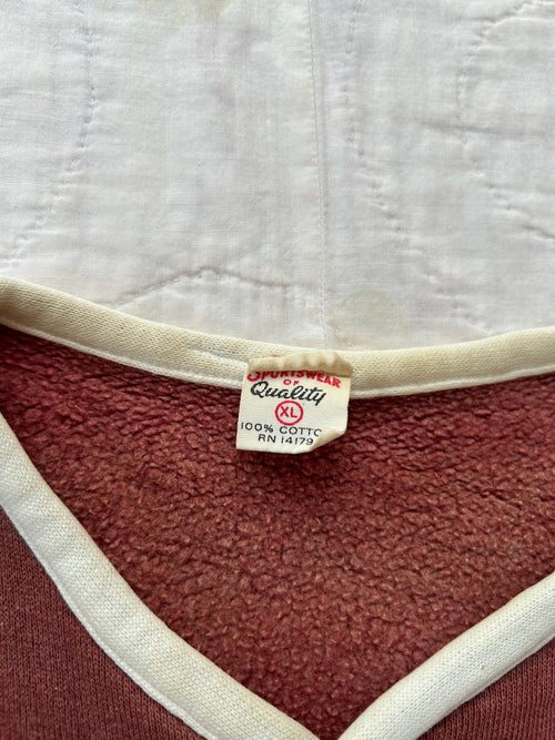 1950's Sun Faded Sweatshirts Cardigan