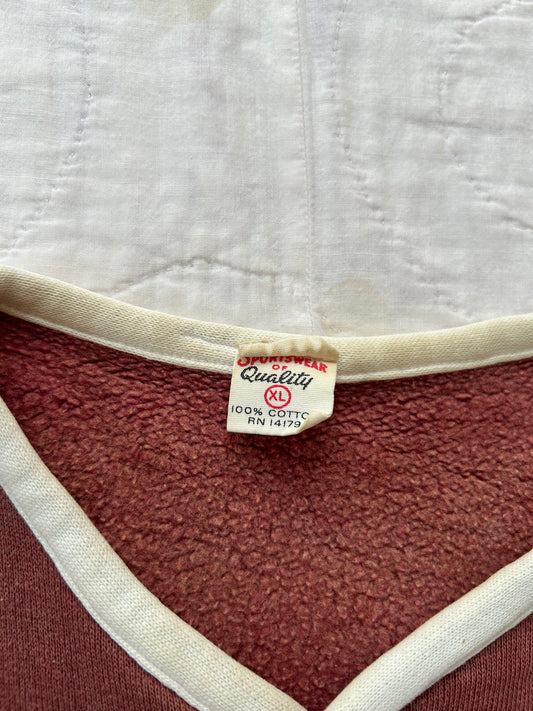 1950's Sun Faded Sweatshirts Cardigan