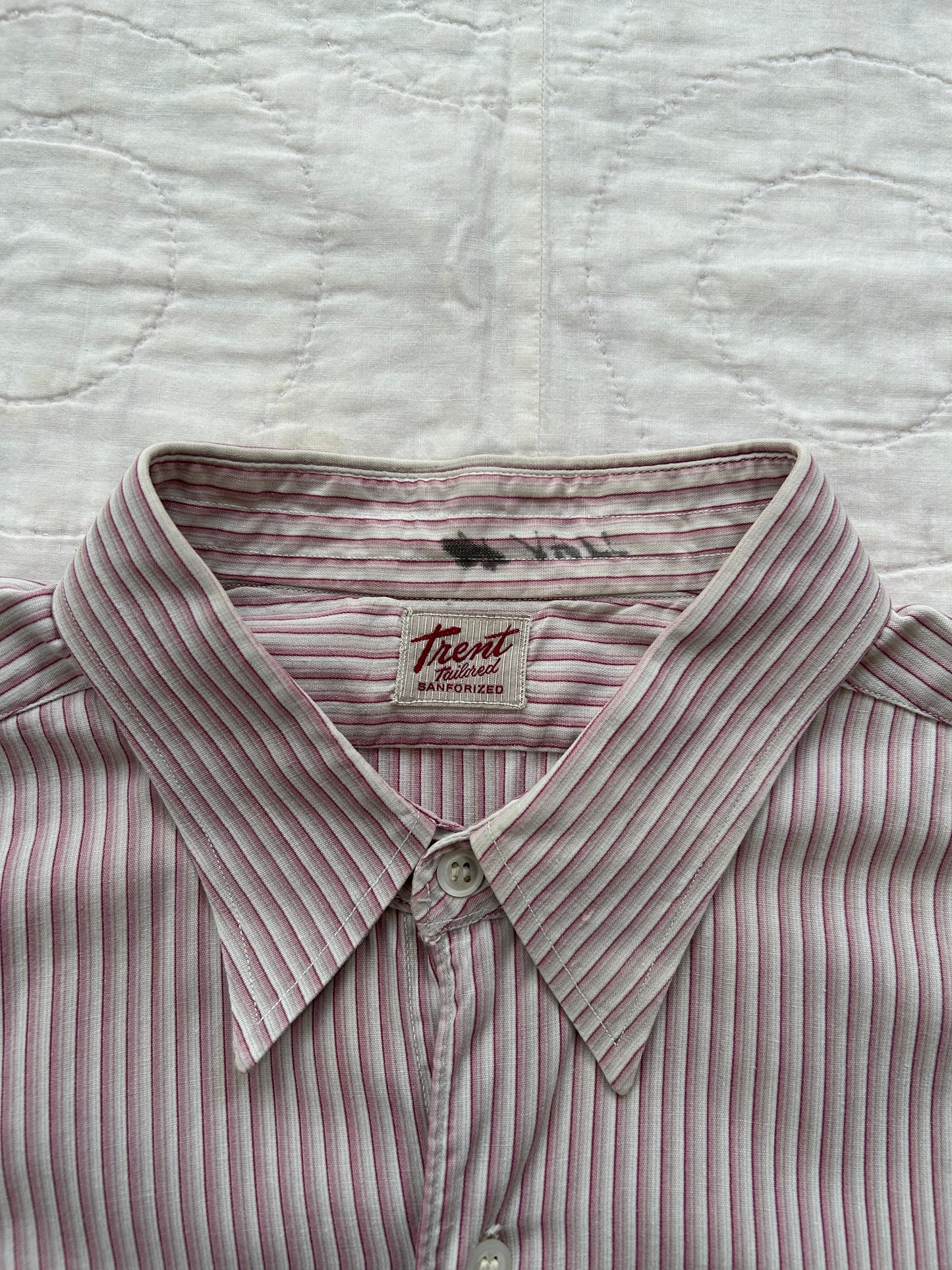 1940's Stripe Dress Shirt