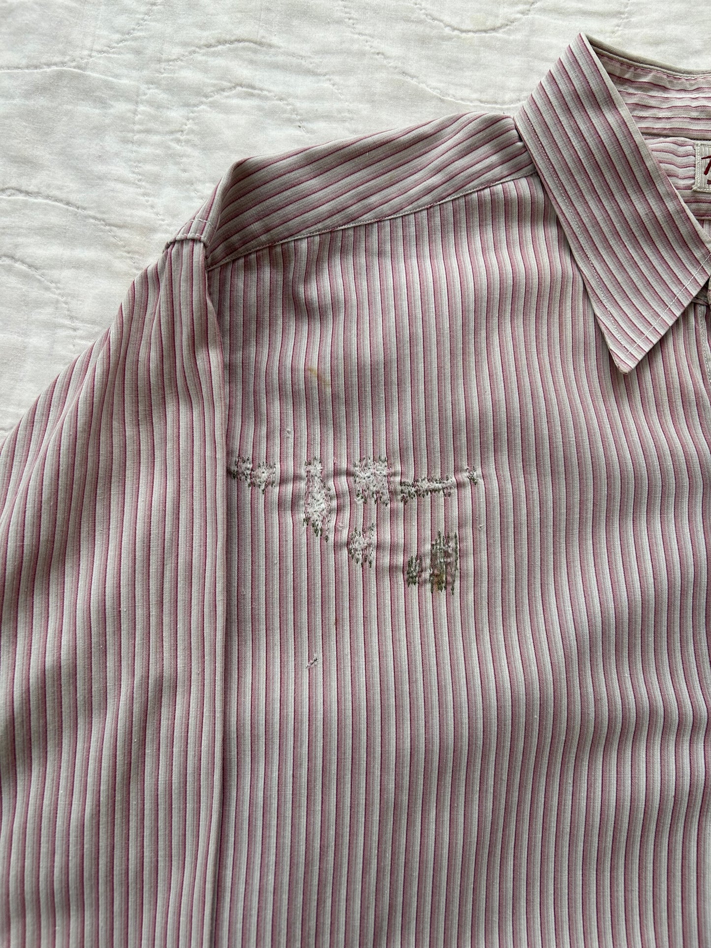 1940's Stripe Dress Shirt